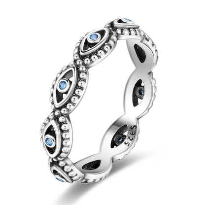 Original 925 Sterling Silver Rings Stars Moon Rings For Women Girls Jewelry Birthday Anniversary Gifts