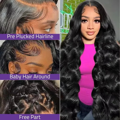 Body Wave HD Lace Front Wig for Black Women – 13x6, 13x4, 4x4 & 360, 220%