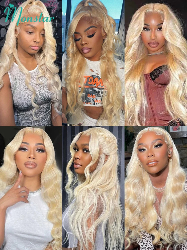 613 Honey Blonde Body Wave HD Lace Frontal Wig – 13x4, 13x6 & 360 Transparent Lace
