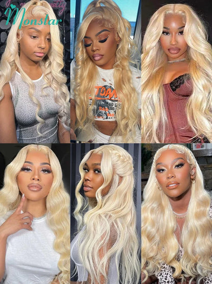 613 Honey Blonde Body Wave HD Lace Frontal Wig – 13x4, 13x6 & 360 Transparent Lace