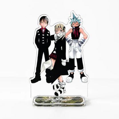 Soul Eater 15cm Acrylic Standee Anime Figure keyring Death the Kid Maka Albarn Black Star Tsubaki Desk Ornament Gift
