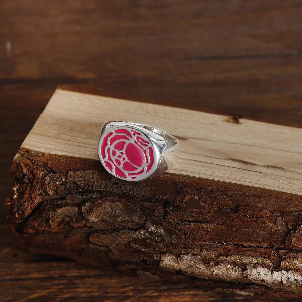 Anime Tenjo Utena Cosplay Ring Unisex Adjustable Opening Couple Rings Jewelry Accessories Gifts