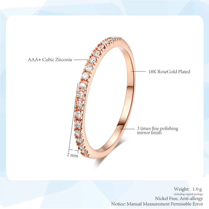 Thin Finger Rings For Women Aesthetic Accessories Dating Engagement Tiny Women's Dainty Ring Colorful Jewelry Wholesale R132
