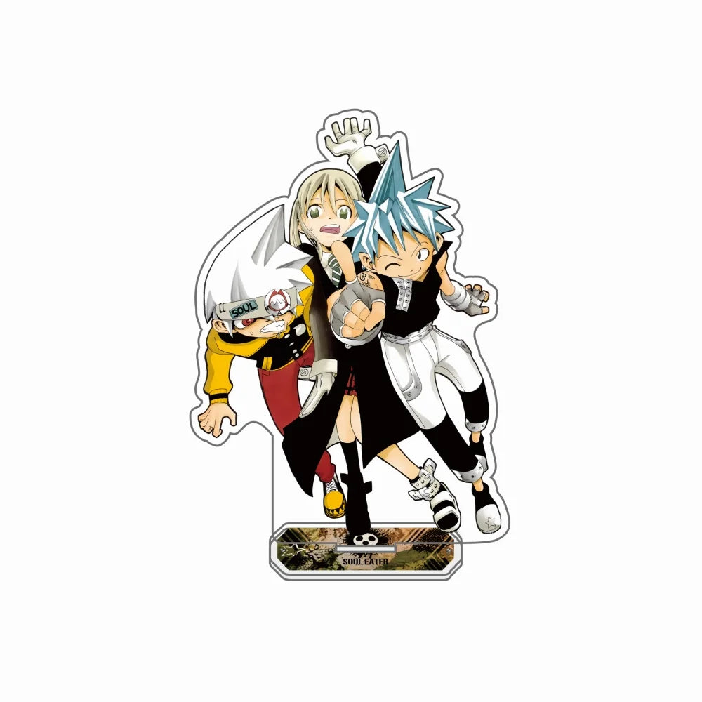 Soul Eater 15cm Acrylic Standee Anime Figure keyring Death the Kid Maka Albarn Black Star Tsubaki Desk Ornament Gift