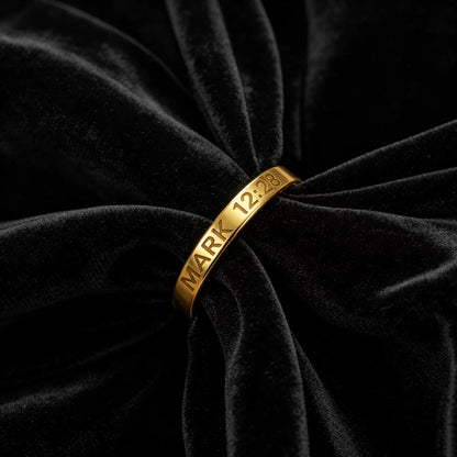 COOLTIME Personalized Custom Ring For Women Stainless Steel Gold Color Engrave Name Rings Anniversary Jewelry Gift Couple Mom