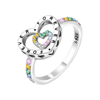 925 Sterling Silver Three-Ring Stackable Ring for Women Simple Fashion Design Fine Jewelry Perfect for Birthday Party Gift 2026