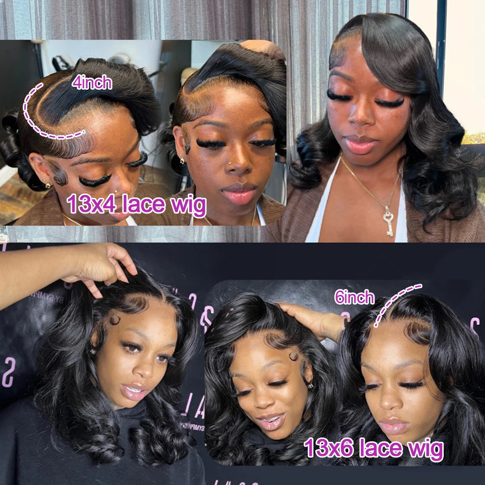Water Wave Glueless Bob Wig – 13x6 HD Lace Frontal Ready-to-Go, Pre-Plucked 250%