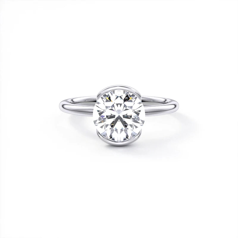 RAPRGOLD 1CT Moissanite Classic Solitaire Wedding Ring 925 Sterling Silver Ladies Engagement Rings for Women Fine Jewelry Gifts