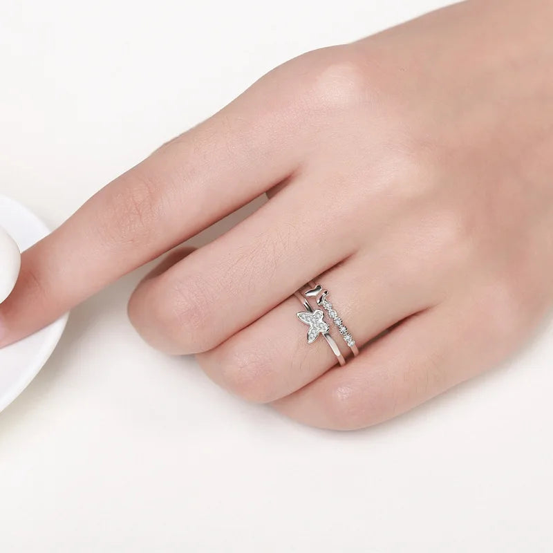 925 Sliver Rings Shining 5A Zircon for Women Wedding Engagement Sterling Silver Jewelry Fashion Luxury Gift High Quality