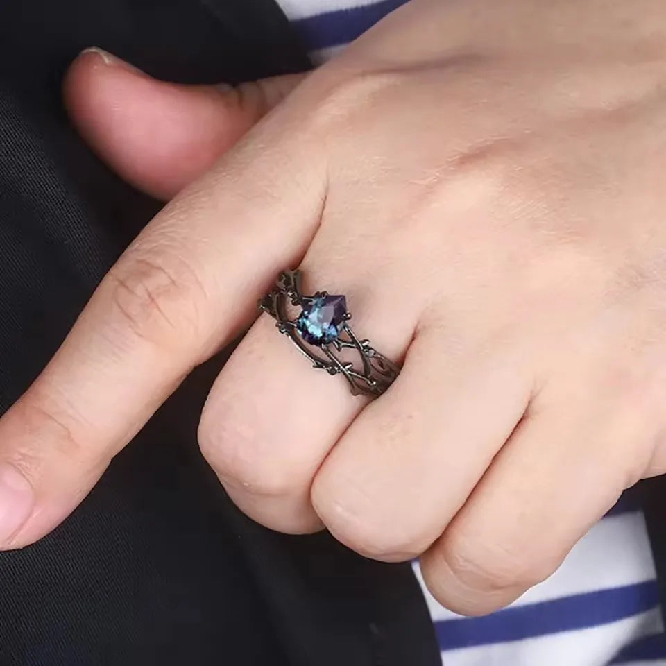 Luxury Zircon Rings For Women Girls Crystal Engagement Wedding Ring Adjustable Party Stainless Stee Finger Rings Jewelry Gifts