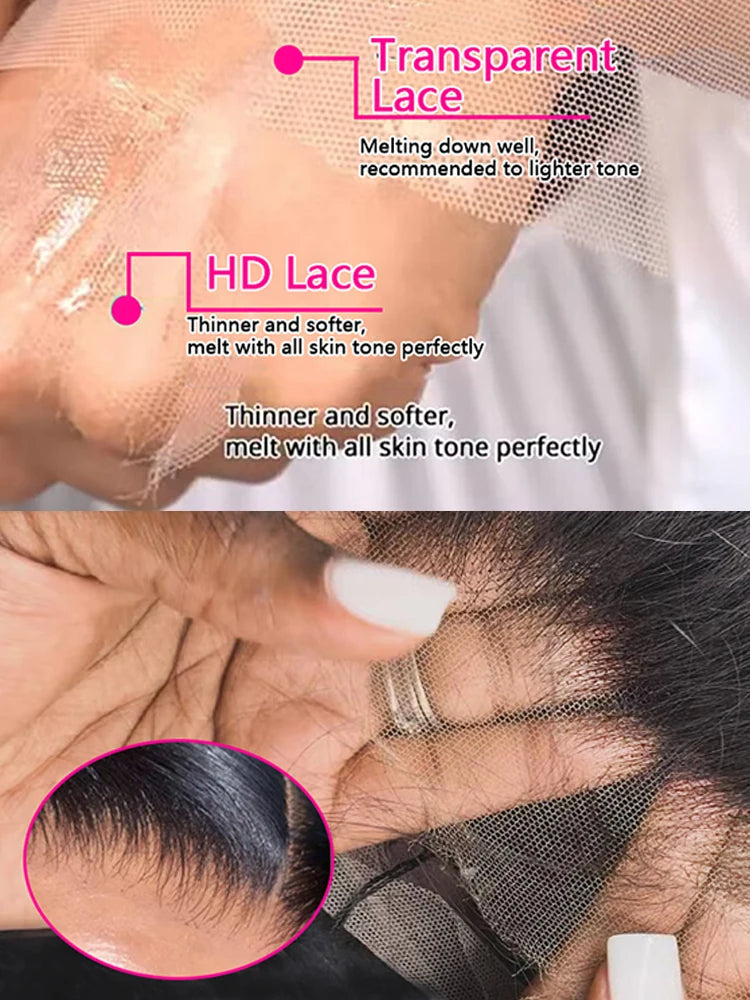 Bone Straight HD Lace Front Wig for Black Women – 13x4, 13x6 & 5x5, 200%