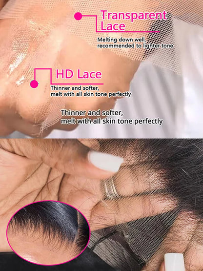 Bone Straight HD Lace Front Wig for Black Women – 13x4, 13x6 & 5x5, 200%