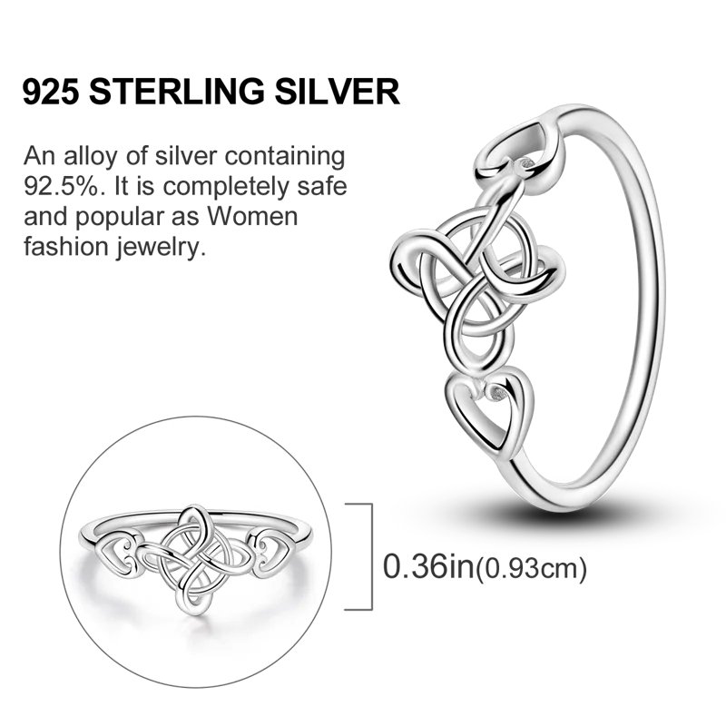 925 Sterling Silver Rings Infinite Love Sun Moon Eye Flower Ring For Women Original Wedding Ring Jewelry Gift