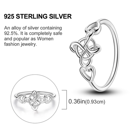 925 Sterling Silver Rings Infinite Love Sun Moon Eye Flower Ring For Women Original Wedding Ring Jewelry Gift
