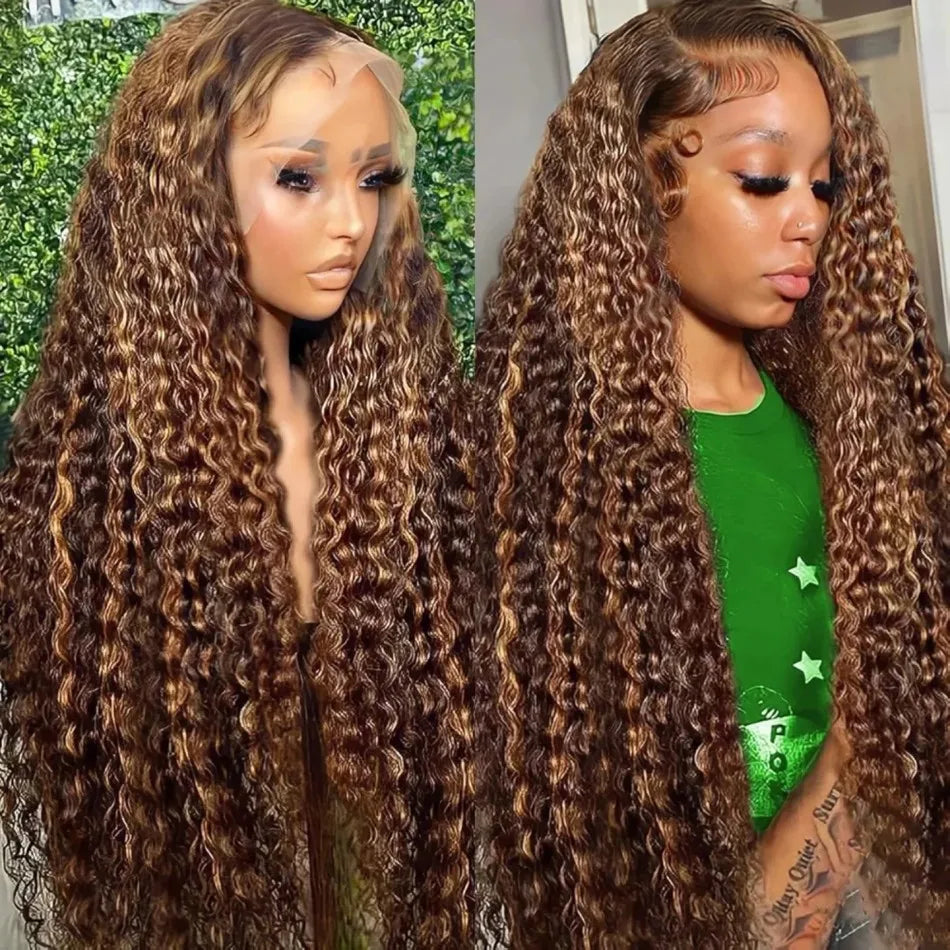 4/27 Highlight Honey Blonde Body Wave HD Lace Frontal Wig – Pre-Plucked 13x4 & 13x6