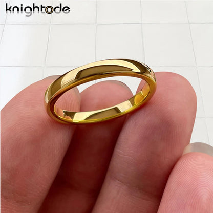 3mm 5mm 7mm Classic Wedding Band Tungsten Carbide Rings Women Men Engagement Gift Jewelry Dome Polished Finished Comfort Fit