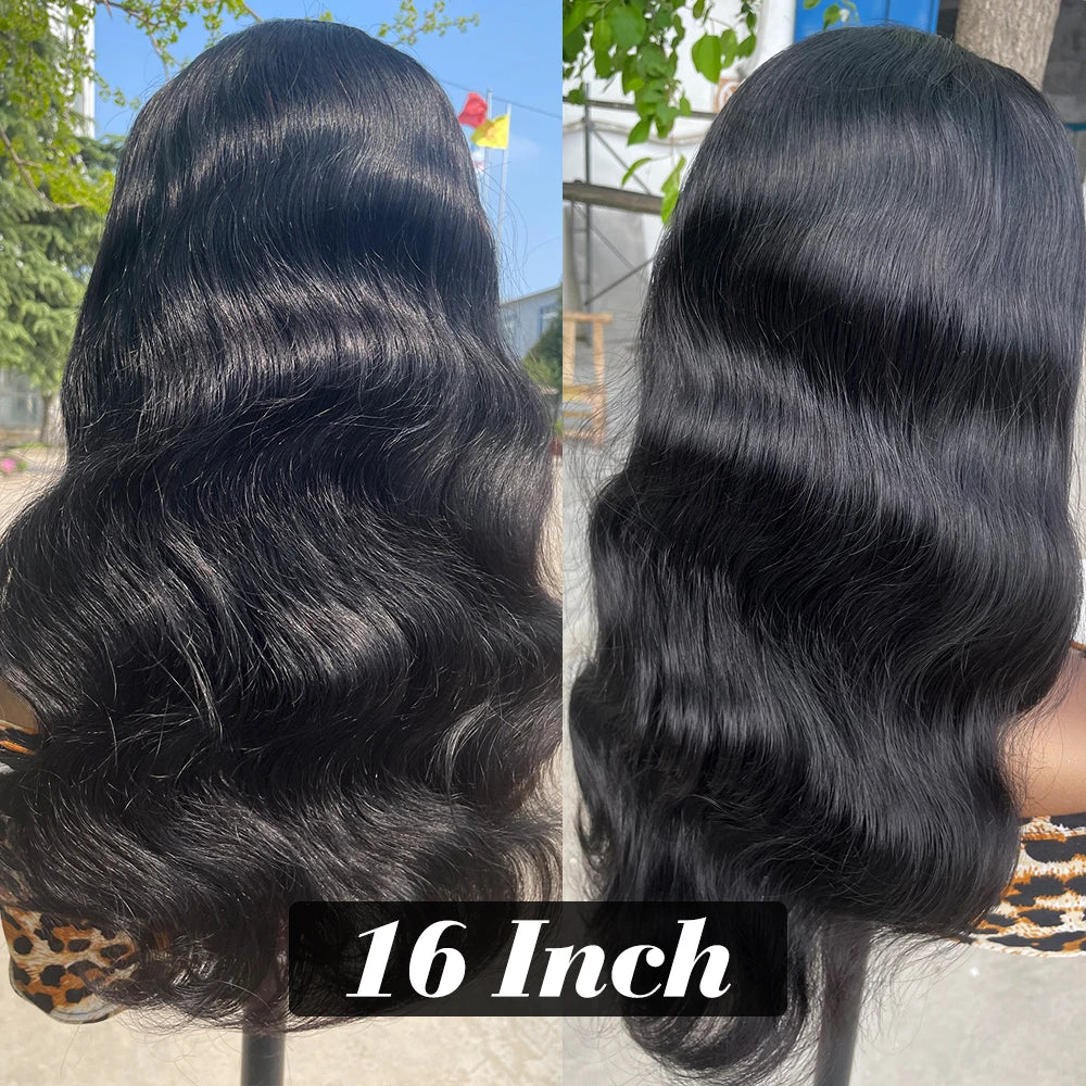 Body Wave Headband Wig – Human Hair 180% Density, Glueless Ready-to-Wear