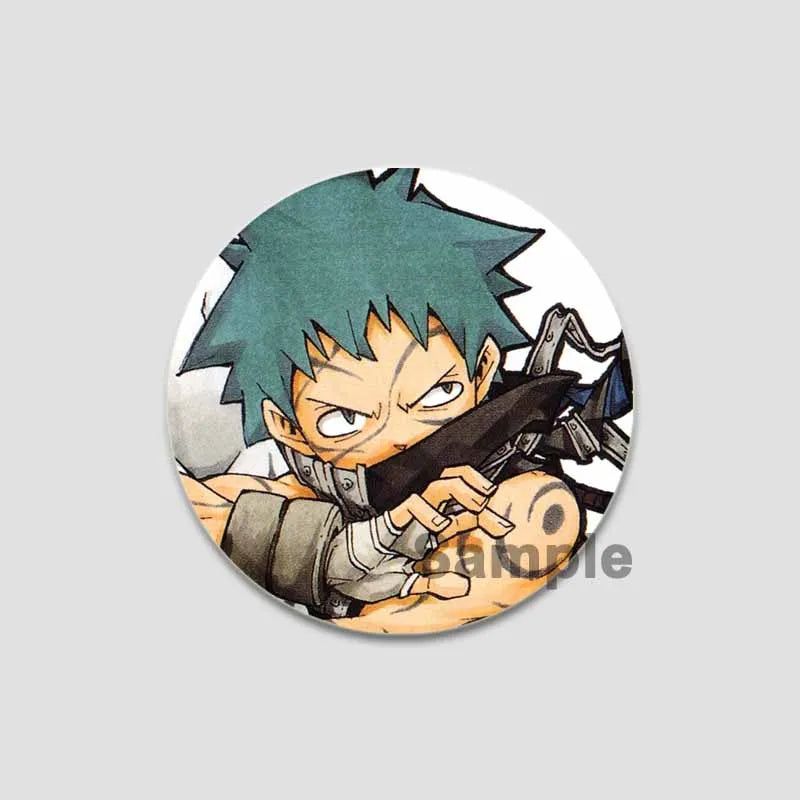 58/44/32mm Anime Soul Eater Round Pins Cartoon Badges Cosplay Handmade Tinplate Brooch for Backpack Clothes Chest Ornament Gifts