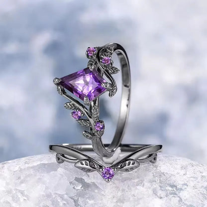 Luxury Zircon Rings For Women Girls Crystal Engagement Wedding Ring Adjustable Party Stainless Stee Finger Rings Jewelry Gifts