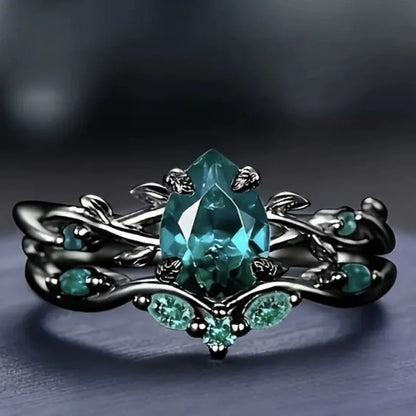 Luxury Zircon Rings For Women Girls Crystal Engagement Wedding Ring Adjustable Party Stainless Stee Finger Rings Jewelry Gifts