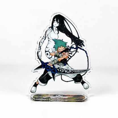 Soul Eater 15cm Acrylic Standee Anime Figure keyring Death the Kid Maka Albarn Black Star Tsubaki Desk Ornament Gift
