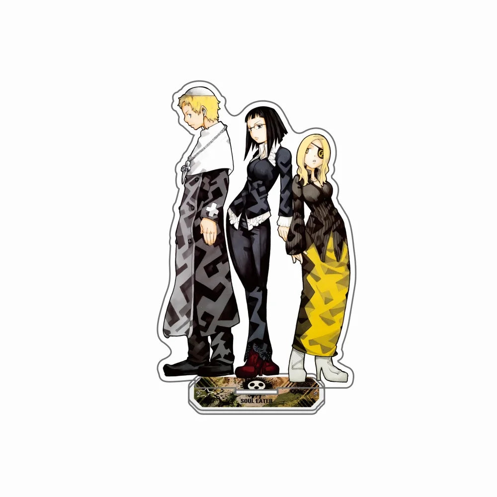 Soul Eater 15cm Acrylic Standee Anime Figure keyring Death the Kid Maka Albarn Black Star Tsubaki Desk Ornament Gift