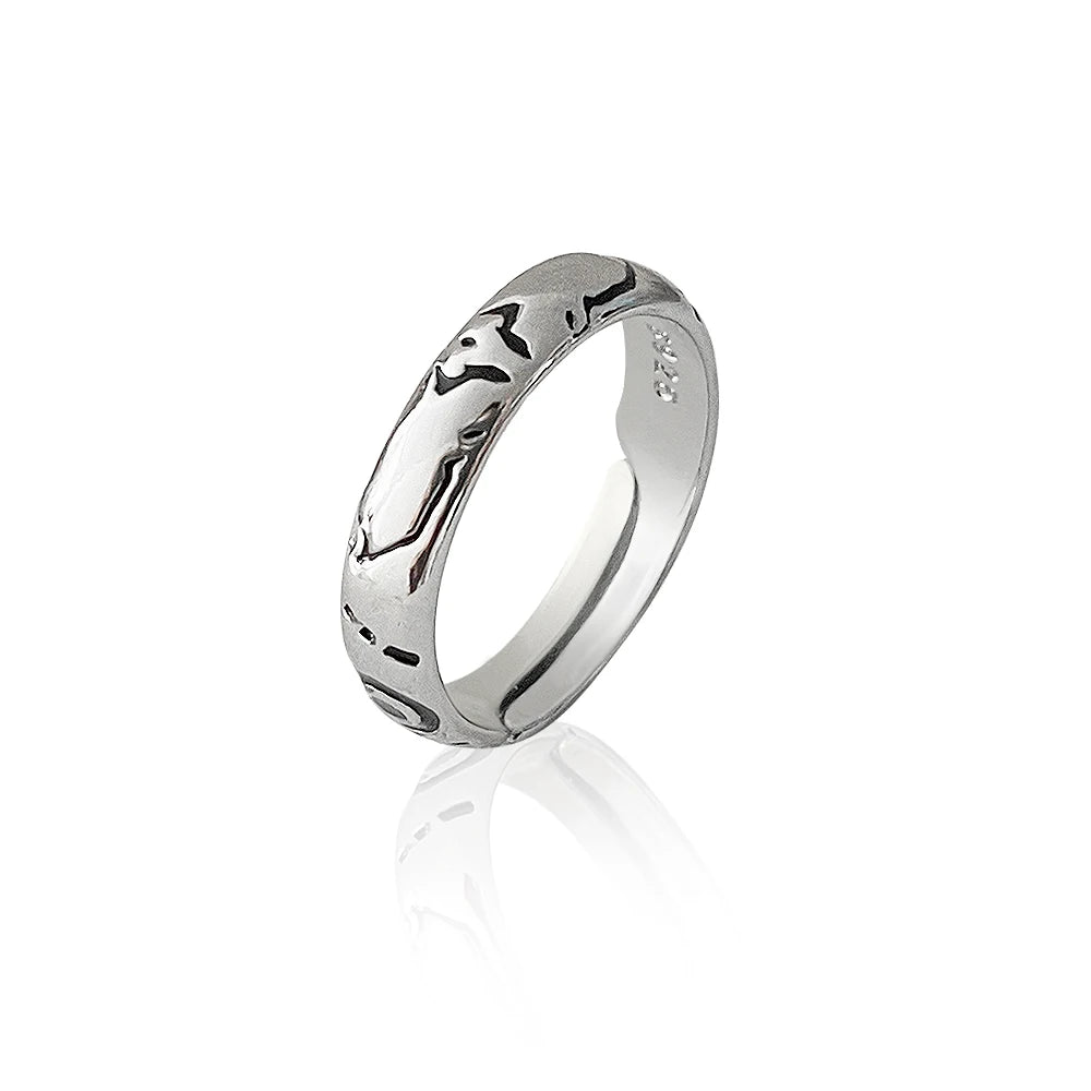 Anime Jujutsu Kaisen Yuta Okkotsu Rings Cosplay Props Men Women Couple Lover Ring Jewelry Accessories Gifts