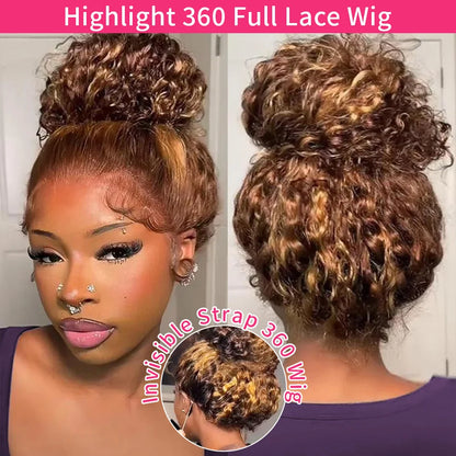 4/27 Highlight Honey Blonde Body Wave HD Lace Frontal Wig – Pre-Plucked 13x4 & 13x6