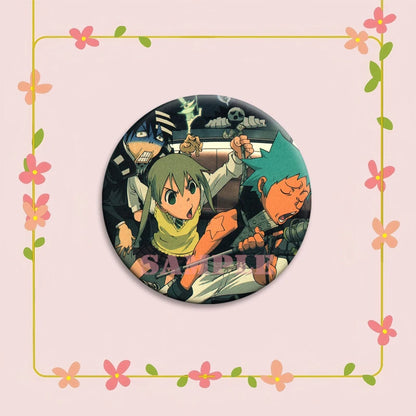 Anime Soul Eater Pins Round Creative Cartoon Badges Handmade Tinplate Brooches for Backpack Accessorys Exquisite Gifts