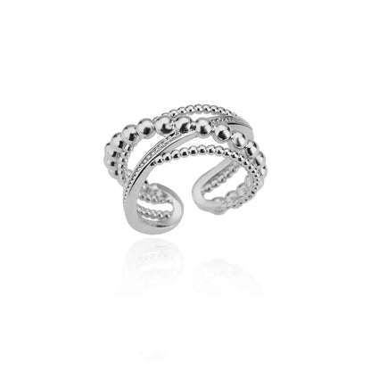 Stainless Steel Round Rings For Women Zircon Geometric Gold Color Crystal Ring Aesthetic Wedding Party Jewerly Gift Bague Femme