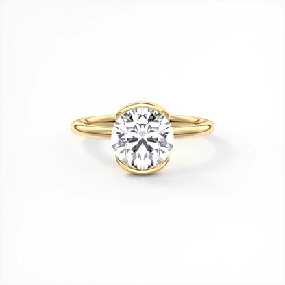 RAPRGOLD 1CT Moissanite Classic Solitaire Wedding Ring 925 Sterling Silver Ladies Engagement Rings for Women Fine Jewelry Gifts
