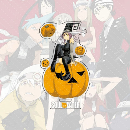 Anime Soul Eater Acrylic Standee Death the Kid Black Star Maka Figure Desk Decor Cosplay Keychain Halloween Gift 15CM