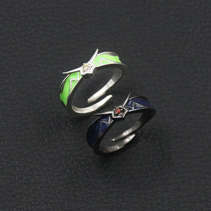 1PC Anime Code Geass Rings for Men Women Lelouch vi Britannia Adjustable Finger Ring Fans Party Jewelry Gift