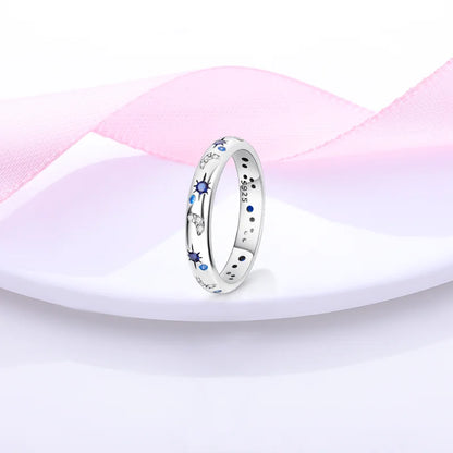925 Sterling Silver Rings Infinite Love Sun Moon Eye Flower Ring For Women Original Wedding Ring Jewelry Gift