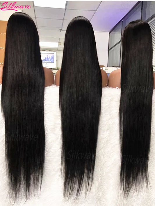 Bone Straight Glueless Lace Front Wig – 13x4, 13x6, 4x4 & 5x5 for Black Women, 30–40 Inch