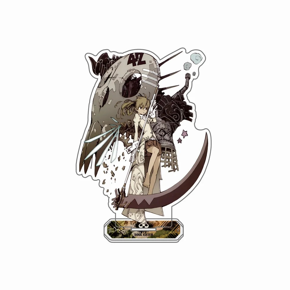 Soul Eater 15cm Acrylic Standee Anime Figure keyring Death the Kid Maka Albarn Black Star Tsubaki Desk Ornament Gift