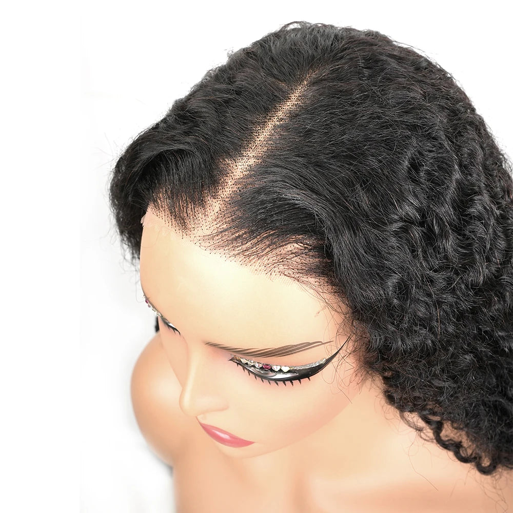 Burmese Curly Glueless Lace Wig – 7x6 & 13x6 HD Pre-Plucked, Up to 46 Inch