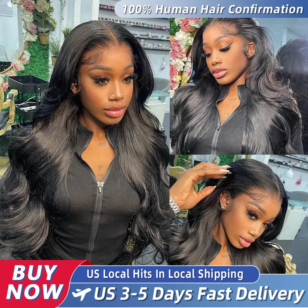 Body Wave 200% Real Density 13x6 HD Transparent Lace Front Wig – 13x4 & 360 Pre-Plucked