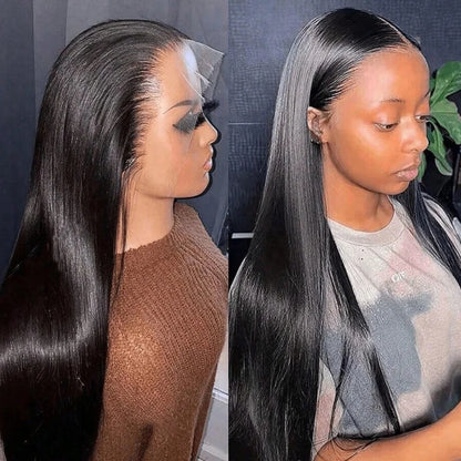 Bone Straight 250% Density HD Transparent Lace Front Wig – 5x5, 13x6 & 13x4, 40–42 Inch