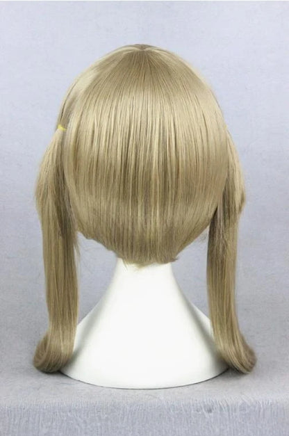 Anime Soul Eater Maka Albarn Cosplay Wig Women Girl Soul Eater Cosplay Halloween Carnival Party Wig Heat Resistant Synthetic Wig