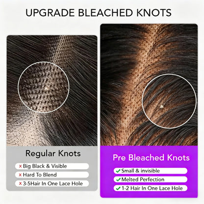 Bone Straight Glueless HD Lace Frontal Wig – 13x4 & 13x6 Transparent Lace, 40–42 Inch