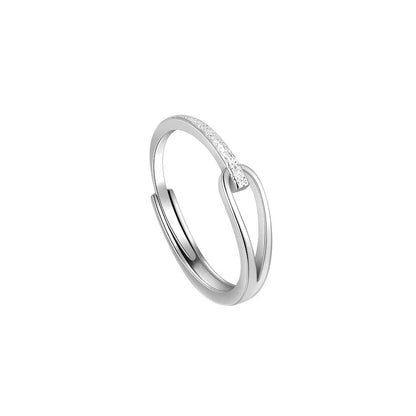 REETI 925 Sterling Silver Rings for Women Ring Open Ring Style Lady Prevent Allergy Sterling-silver-jewelry