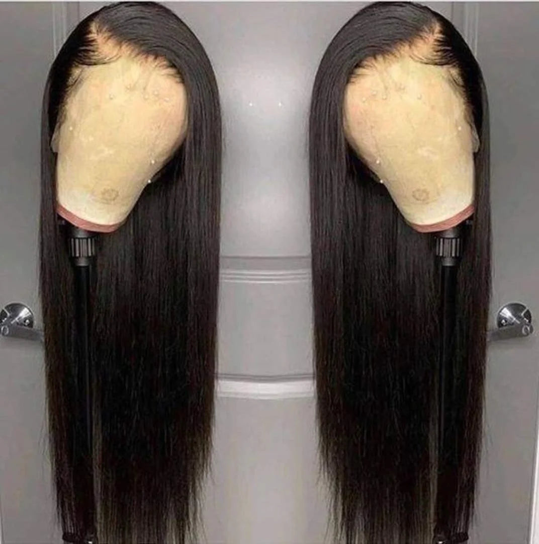 Glueless Bone Straight HD Lace Frontal Wig – 13x4, 13x6 & 5x5, Up to 42 Inch