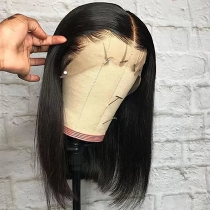 Straight Bob Wig for Black Women – 13x4 HD Lace Front, 200% Density