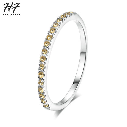 Korean Dainty Rings For Women Aesthetic Accessories Jewellry Date Engagement Women' Ring Thin Colorful Finger Jewelry R132