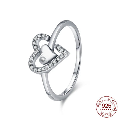 New Rings 925 Sterling Silver Ring Original Silver Pearl Ring For Women Luxury Zircon Simple Finger Ring Lover Jewelry Gifts
