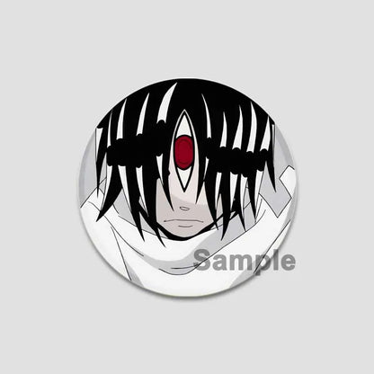 58/44/32mm Anime Soul Eater Round Pins Cartoon Badges Cosplay Handmade Tinplate Brooch for Backpack Clothes Chest Ornament Gifts