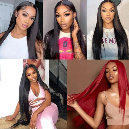 Brazilian Straight Human Hair Bundles – Remy Weave Natural Black, 1/3/4 Bundle Deals