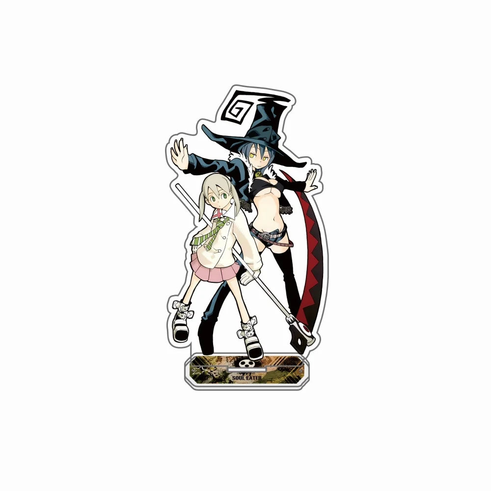 Soul Eater 15cm Acrylic Standee Anime Figure keyring Death the Kid Maka Albarn Black Star Tsubaki Desk Ornament Gift