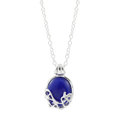 Popular Movie Fashion Necklace Elena Gilbert Vervain Romantic Crystal Pendant Necklace For Women Charm Jewelry Gifts